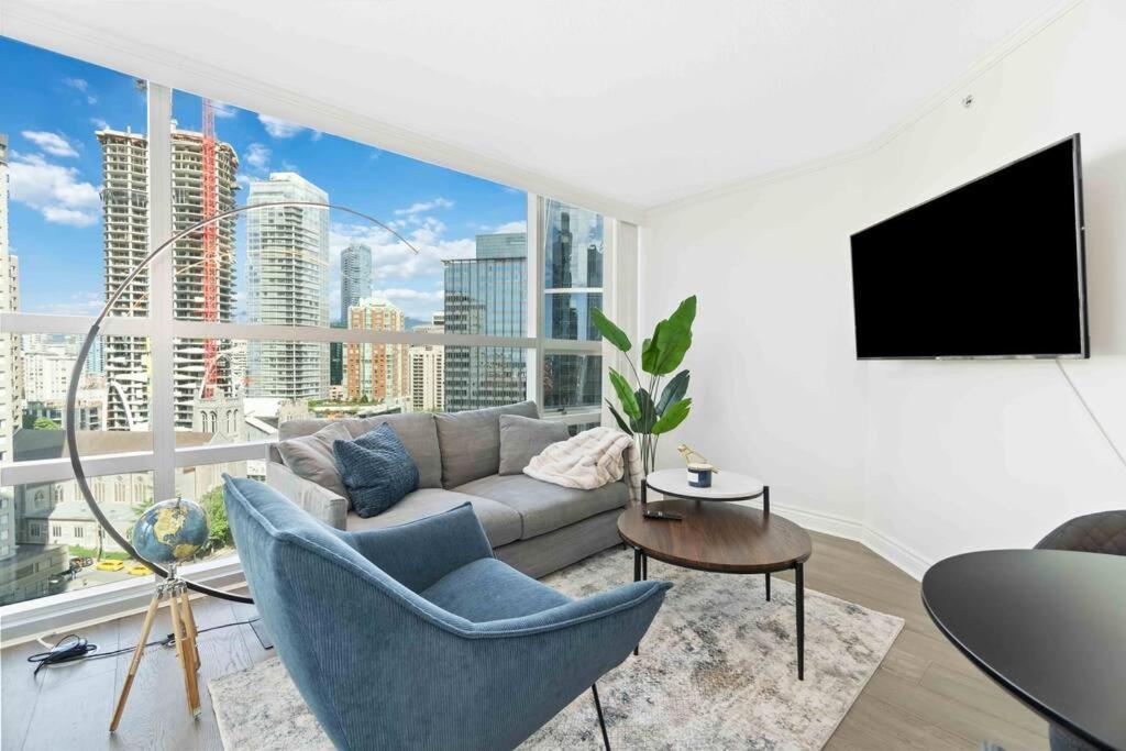 2Br Condo With Breathtaking View In Downtown! Free Parking - 6 Sleep Ванкувър Екстериор снимка